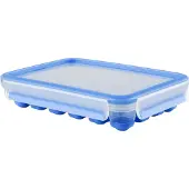 Tefal MasterSeal K30236, 1 Stück(e), Rechteckig, Eiswürfelbehälter, Blau, Transparent, 165 mm, 226 mm