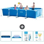 Intex Rechteckiger Frame Pool - 450x220x84 cm - 5-teilig S22359