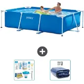 Intex Rechteckiger Frame Pool - 260x160x65 cm - 3-teilig S22344