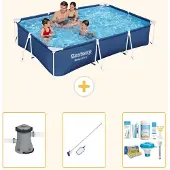 Bestway Steel Pro Rechteckig - 300x201x66 cm - 4-teilig S22725