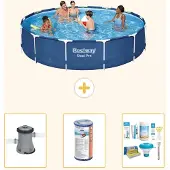 Bestway Steel Pro Rund - 396x84 cm - 4-teilig S22315