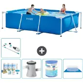 Intex Rechteckiger Frame Pool - 300x200x75 cm - 6-teilig S30215