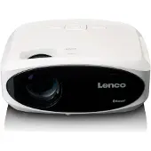 Lenco LPJ-900WH - Full HD Beamer Hell und scharf mit 250 Lumen, 510cm Projektion - Weiß