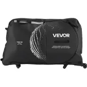 Vevor Fahrrad Transporttasche, mit TSA-Schloss, Stützplatten, Schutzvorrichtungen & Gabelstabilisierung, Geeignet für Fahrräder mit max. Radstand von 130 cm für Flugreisen & Outdoor-Aktivitäten