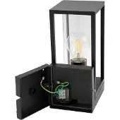 LumenXL Industrial-Außenwandlampe Judy - Schwarz