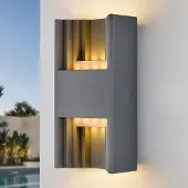 LumenXL Außenwandleuchte Benjamin - Anthrazit mit integrierter LED