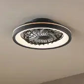 LumenXL Deckenventilator mit dimmbaren LEDs und RGB-Funktion - Flow