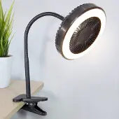 LumenXL Tragbarer 2-in-1-Ventilator mit LEDs und Clip - Mani