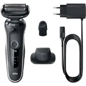Braun Series 5 51-W1200s, Folienschaber, Schwarz, Weiß, AutoSense, Tasten, LED, Akku