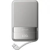 EcoFlow Rapid, 10000 mAh, Kabelloses Aufladen, 30 W, Silber