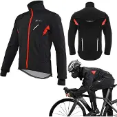 RockBros Sportjacke YPW021, winddicht, Fahrradbekleidung, Größe XL, schwarz