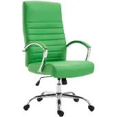 CLP Bürostuhl ergonomisch Valais Kunstleder, moderner Schreibtischstuhl, höhenverstellbarem Sitz und einer Belastbarkeit von 136 kg
