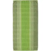 Cawö Badehandtuch Cashmere Stripes Grün