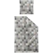 Irisette Edel-Feinbiber Bettwäsche Meran 8714 grau 155x220 cm + 80x80 cm