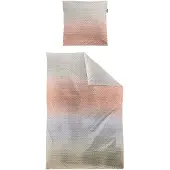 Irisette Bettwäsche apricot-flieder 1x 135x200 cm + 1x 80x80 cm