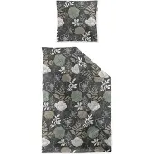 Irisette Edel-Feinbiber Bettwäsche Meran 8687 grau 135x200 cm + 80x80 cm