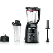 Bosch Serie 6 MMB6654B, Kochmixer, 2 l, Eis-Crusher, 0,1 m, 1800 W, Schwarz
