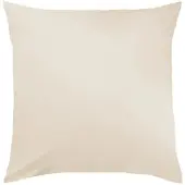 TRAUMSCHLAF Uni Mako-Satin Kissenbezüge 80x80 cm | sand - beige