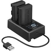 SmallRig 5409 Kamera-Akku- und Ladegerät-Set für Canon LP-E6P