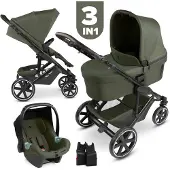 ABC Design 3in1 Kombi-Kinderwagen-Set Sierra All in