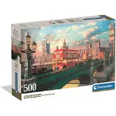 Clementoni 35575 - Westminster-Brücke - 500 Teile High Quality Collection Compact Puzzle