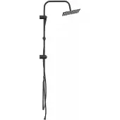 vidaXL Duschsystem Schwarz 47 x 20 x 95 cm Edelstahl