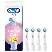 Oral-B iO Sanfte Reinigung Weiß Aufsteckbürsten - 4 Stück