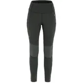 Fjällräven Legging Abisko Varm Trekking Tights Black-Iron Grey Damen-XXL