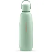 SodaStream Fizz & Go, Karbonisiererflasche, Mintfarbe, Edelstahl, 900 ml, 0,745 l, 0,9 l