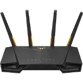 Asus TUF Gaming AX3000 V2, Wi-Fi 6 (802.11ax), Dual-Band (2,4 GHz/5 GHz), Ethernet/LAN, Schwarz, Orange, Tabletop-Router