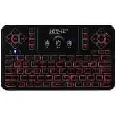 Joy-It TASTAMINI01, Kabellos, RF Wireless, Membran Key Switch, QWERTZ, RGB-LED, Schwarz