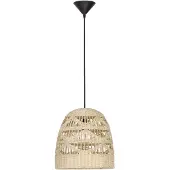 Nova Luce MARLO Pendelleuchte E27 Beige 185x30cm dimmbar 9586505
