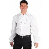Coppens Rüschenhemd mit Jabot weiss