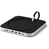Satechi Aluminum Mac mini / Mac Studio Stand Hub Silber mit SSD-Steckplatz