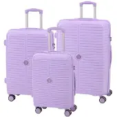 BERTOO Reisekoffer Verona - lila Set 3-in-1