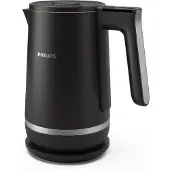 Philips 7000 series HD9396/90 Doppelwandiger Wasserkocher, 1,7 l, 2200 W, Metall, Regelbare Temperatur, Drahtlos, Warmhaltefunktion