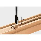 Festool Nutfräser HW Schaft 8 mm HW S8 D10/30 | 491648