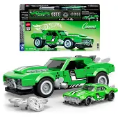 Mattel Brick Shop Hot Wheels Custom ’68 Camaro Bauset (289 Teile), für Sammler, Bausatz, 10 Jahr(e), Kunststoff, 289 Stück(e), 556,6 g