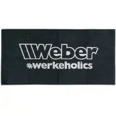 Weber-Werke Weber #Werkeholics Handtuch 70x140cm schwarz