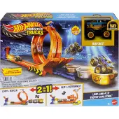 Hot Wheels Bigfoot Challenge Trophy Autorennbahn