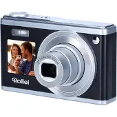 Rollei Compactline 10x, 60 MP, 5264 x 3888 Pixel, CMOS, 10x, 4K Ultra HD, Grau, Silber