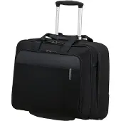 Samsonite Aktentasche "EVOSIGHT 17,3 mit Rollen" Businesstasche mit Rollen und Teleskopstange Trolleyaufstecksystem