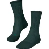 Falke TK2 Explore Wool Damen Wandersocken, 35-36, Grün, Uni, Schurwolle