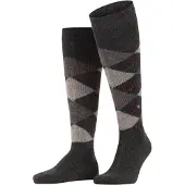 Burlington Kniestrümpfe "Preston", Herren, Gr. 40-46, grau (anthra. moul. (3087)), Obermaterial: 83% Polyacryl PAN. 17% Polyamid PA., Socken Kniestrümpfe
