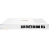 HP Aruba Networking Networking Instant On Switch 24p Gigabit 2p 10GBT 2p SFP+ 1960, Managed, L2+, Gigabit Ethernet (10/100/1000), Vollduplex, Rack-Einbau, 1U