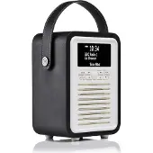 VQ View Quest Retro Mini Radio DAB/DAB+/Bt Inkl. Powerbank, Schwarz