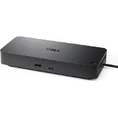 Dell Pro Dock WD25Z, Kabelgebunden, USB 3.2 Gen 2 (3.1 Gen 2) Type-C, 130 W, 2500 Mbit/s, Schwarz, 1,25 Gbit/s