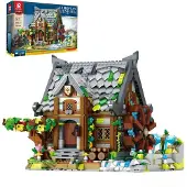 ReoBrix 66045 Mittelalterliche Mühle Klemmbaustein 1873 Teile