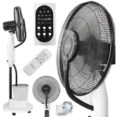 TroniTechnik Standventilator SV06 mit Wasserkühlung- Fernbedienung- Oszillierend