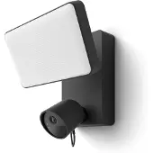 Philips Hue Secure Flutlicht Kamera, IP-Sicherheitskamera, Draußen, Kabellos, Amazon Alexa / Google Home / Apple HomeKit, Wand, Schwarz